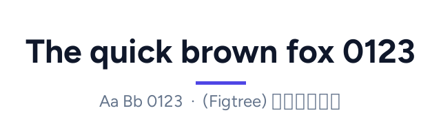 پیش‌نمایش فونت فیگ‌تری (Figtree)