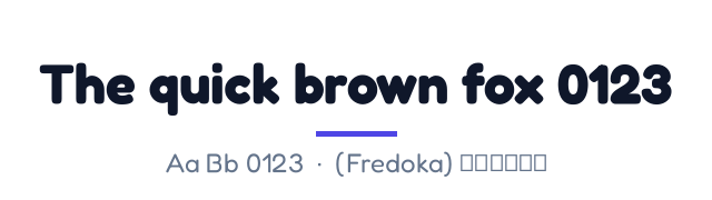 پیش‌نمایش فونت فردوکا (Fredoka)