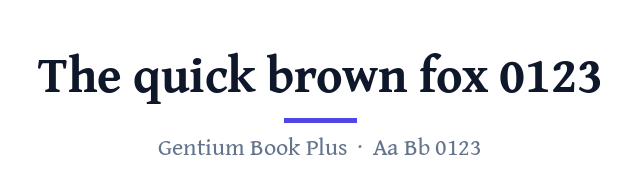 پیش‌نمایش فونت Gentium Book Plus