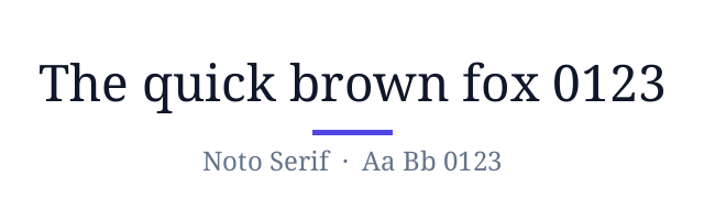 پیش‌نمایش فونت Noto Serif