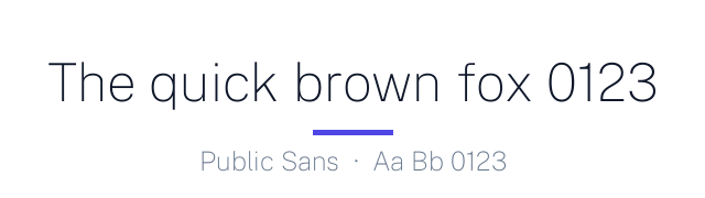 پیش‌نمایش فونت Public Sans