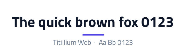 پیش‌نمایش فونت Titillium Web