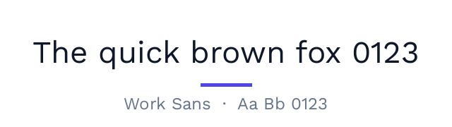 پیش‌نمایش فونت Work Sans